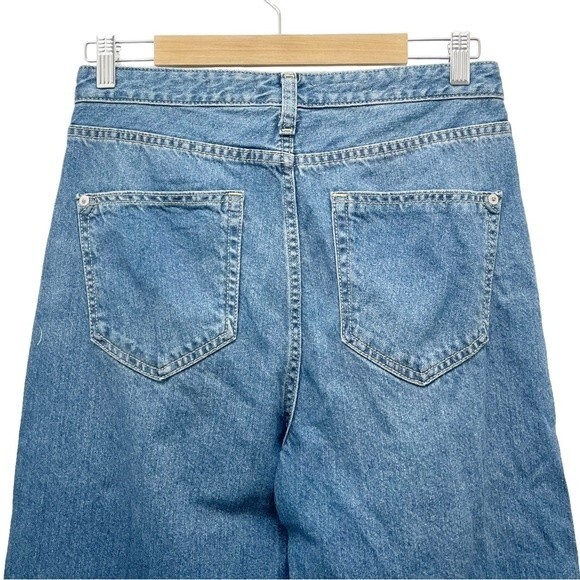 Anthropologie Pilcro The Joey High-Rise Straight Jeans Blair Wash Womens Size 27 - Picture 6 of 16